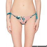 Splendid Women's Tie Side Swimsuit Bikini Bottom Watercolor Floral Pink B07F816HY7